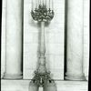 Central building, sculpture and monuments : candelabra.