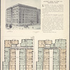 Hague Court, southwest corner 118th Street and Morningside Avenue; Plan of first floor; Plan of upper floors.