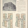 The Robert Fulton, Riverside Drive and 95th Street; Plan of first floor; Plan of 4th, 5th and 6th floors.