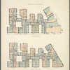 A-Re-Co Court. Plan of first floor; Plan of upper floors.