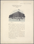 Confortior Hall, southeast corner Broadway and 124th Street.