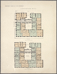 Confortior Hall. Plan of first floor; Plan of upper floors.