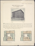 The Van Cortlandt, northwest corner Park Avenue and 96th Street; Plan of first floor; Plan of upper floors.