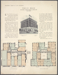 The St. Regis, southwest corner Prospect Avenue and 163rd Street; Plan of first floor; Plan of upper floors.