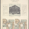 The Mount Morris, northeast corner of Fifth Avenue and 126th Street; Plan of first floor; Plan of upper floors.