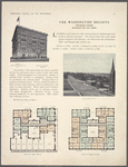 The Washington Heights, northeast corner Broadway and 159th Street; View looking south;  Plan of first floor; Plan of upper floors.