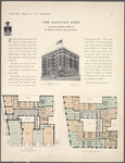 The Sadivian Arms, on the southwest corner of St. Nicholas Avenue and 145th Street; Plan of first floor; Plan of upper floors.