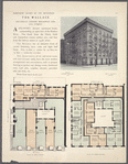 The Wallace, southeast corner Broadway and 149th Street; Plan of first floor; Plan of upper floors.