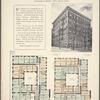 Montalvo Court, N. W. corner St. Nicholas Avenue and 146th Street; Plan of first floor; Plan of upper floors.