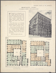 Montalvo Court, N. W. corner St. Nicholas Avenue and 146th Street; Plan of first floor; Plan of upper floors.