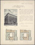 The Ambassador, southeast corner Madison Avenue and 97th Street; Plan of first floor; Plan of upper floors.