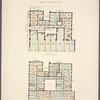 The Saguenay. Plan of first floor; Plan of upper floors.