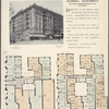 Cromwell Apartments, northwest corner Broadway and 137th Street; Plan of first floor; Plan of upper floors.