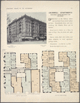 Cromwell Apartments, northwest corner Broadway and 137th Street; Plan of first floor; Plan of upper floors.