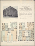 Leslie Court, southwest corner Broadway and 137th Street; Plan of first floor; Plan of upper floors.