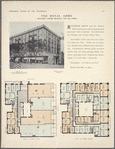 The Royal Arms, southwest corner Broadway and 138th Street; Plan of first floor; Plan of upper floors.