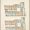 Irving Arms. Plan of first floor; Plan of upper floors.
