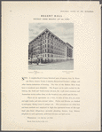 Regent Hall, northeast corner Broadway and 123rd Street.