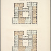 Regent Hall. Plan of first floor; Plan of upper floors.