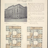 Crescent Court, southwest corner Claremont Avenue and 127th Street; Plan of first floor; Plan of upper floors.