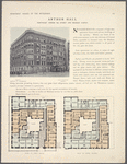 Arthur Hall, northeast corner 96th Street and Madison Avenue; Plan of first floor; Plan of upper floors.