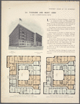 La Touraine and Mont Cenis, 46 and 50 Morningside Drive; Typical floor plan of the Mont Cenis, 50 Morningside Drive West, southwest corner of 116th Street ; Typical floor plan of La Touraine, 46 Morningside Drive West,  northwest corner of 115th Street.