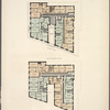 Rhineland Court. Plan of first floor; Plan of upper floors.
