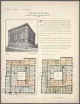 The Bryn Mawr, southeast corner Amsterdam Avenue and 121th Street; Plan of first floor; Plan of upper floors.