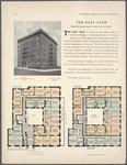 The East View, Morningside Drive and 118th Street; Plan of first floor; Plan of upper floors.