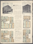 Hillel Hall, northwest corner Amsterdam Avenue and 109th Street; Plan of first floor; Plan of upper floors; Chester Hall, northwest corner Amsterdam Avenue and 107th Street; Plan of first floor; Plan of upper floors.