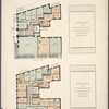 First floor plan of the 'Fantana'; Upper floor plan of the 'Fantana'.