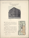 The San Salvadore, 2 West 98th Street, southwest corner Central Park West; Plan of upper floors.