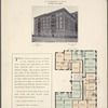 The Barieford, 49 Claremont Avenue, corner 119th Street; Plan of upper floors.