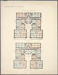 Kendal Court. Plan of first floor; Plan of upper floors.