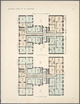 The Lansdown. Plan of first floor; Plan of upper floors.