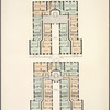 Newport Court. Plan of first floor; Plan of upper floors.