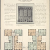 The Pennington, 314-318 West 95th Street; Plan of first floor; Plan of upper floors.
