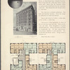 The Sunnycrest, 611 West 113th Street; Plan of first floor; Plan of upper floors.