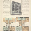 The Ogontz, 509-515 West 122nd Street; Plan of first floor; Plan of upper floors.