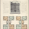 The St. Louis, 319 West 94th Street; Plan of first floor; Plan of upper floors.