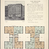 The Weldon, 205 West 101st Street; Plan of first floor; Plan of upper floors.