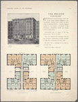 The Weldon, 205 West 101st Street; Plan of first floor; Plan of upper floors.