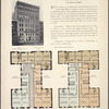 The Lucetine, 35-39 West 96th Street; Plan of first floor; Plan of upper floors.