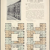 El Morro and Miramar, 606 and 612 West 137th Street; Plan of first floor; Plan of upper floors.