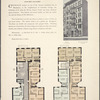 The Bellemore, 607-609 West 115th Street; Plan of first floor; Plan of upper floors.