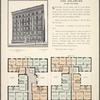 The Delaware, West 122nd Street; Plan of first floor; Plan of upper floors.
