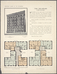 The Delaware, West 122nd Street; Plan of first floor; Plan of upper floors.