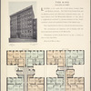 The King, 56-58-60 East 87th Street; Plan of first floor; Plan of upper floors.