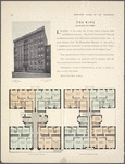 The King, 56-58-60 East 87th Street; Plan of first floor; Plan of upper floors.