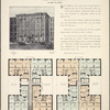 The Piedmont, 316 West 97th Street; Plan of first floor; Plan of upper floors.